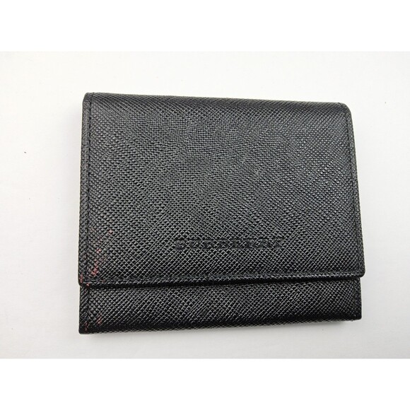 Burberry Leather Crossgrain Small Snap Wallet - Picture 1 of 8